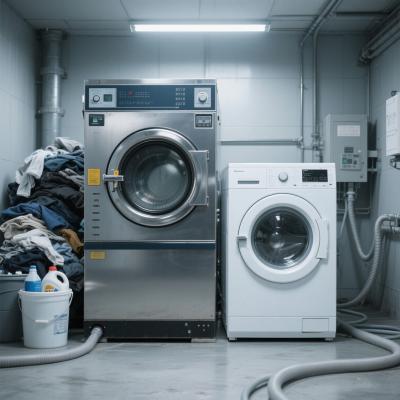 工業(yè)洗衣機(jī)和家用洗衣機(jī)區(qū)別：從參數(shù)到場景的深度解析