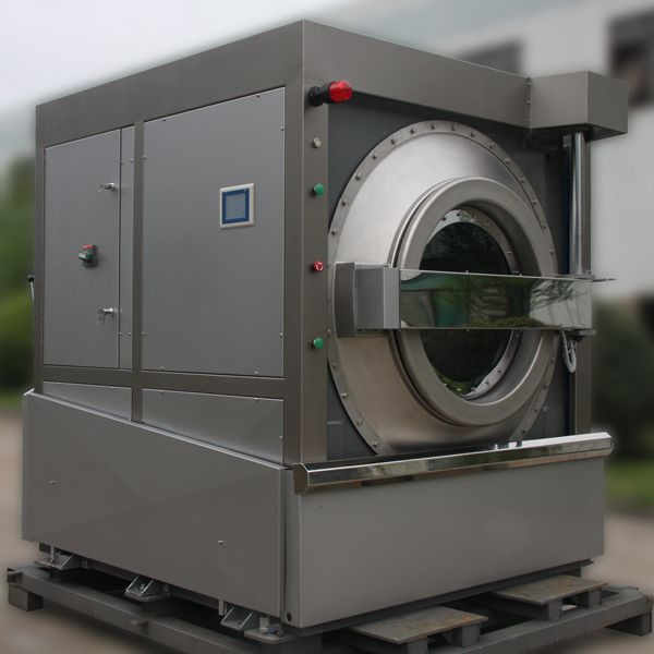 外筒門設(shè)有安全裝置，若運行中門被打開，機器立即停止運轉(zhuǎn)，確保機器、操作人員的安全